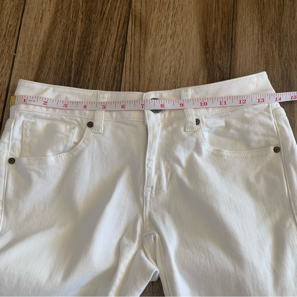 CAbi White Baby Boot Jeans Size 0 - Picture 7 of 11